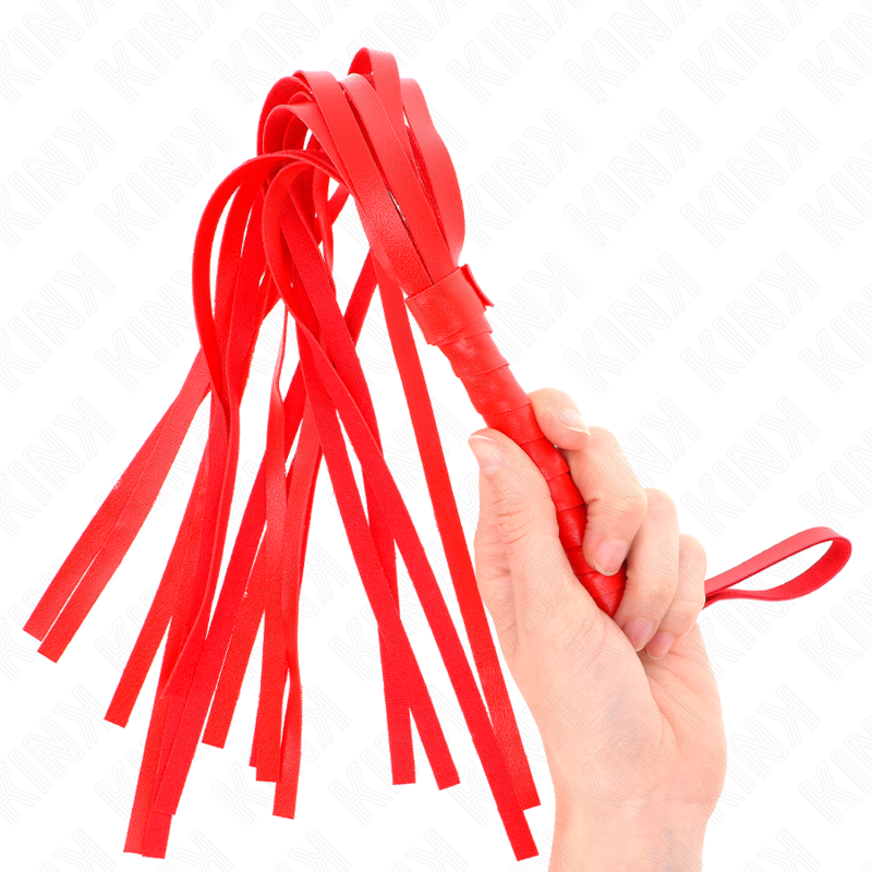 KINK Einfache rote Peitsche 45 cm – Bondage & BDSM | Secret Pulse bei Secret Pulse im Erotikshop