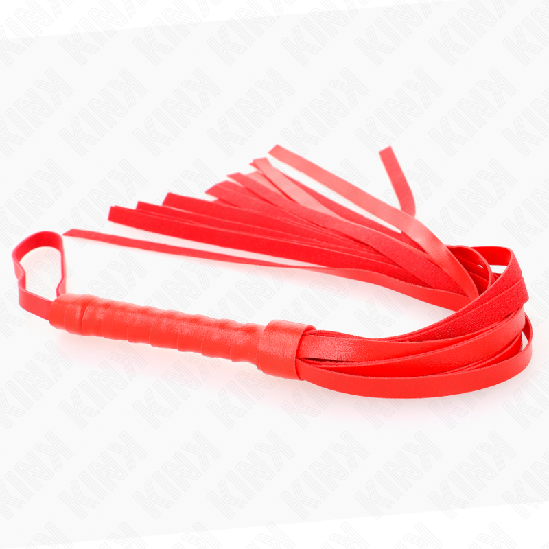 KINK Einfache rote Peitsche 45 cm – Bondage & BDSM | Secret Pulse hochwertiges Zubehör