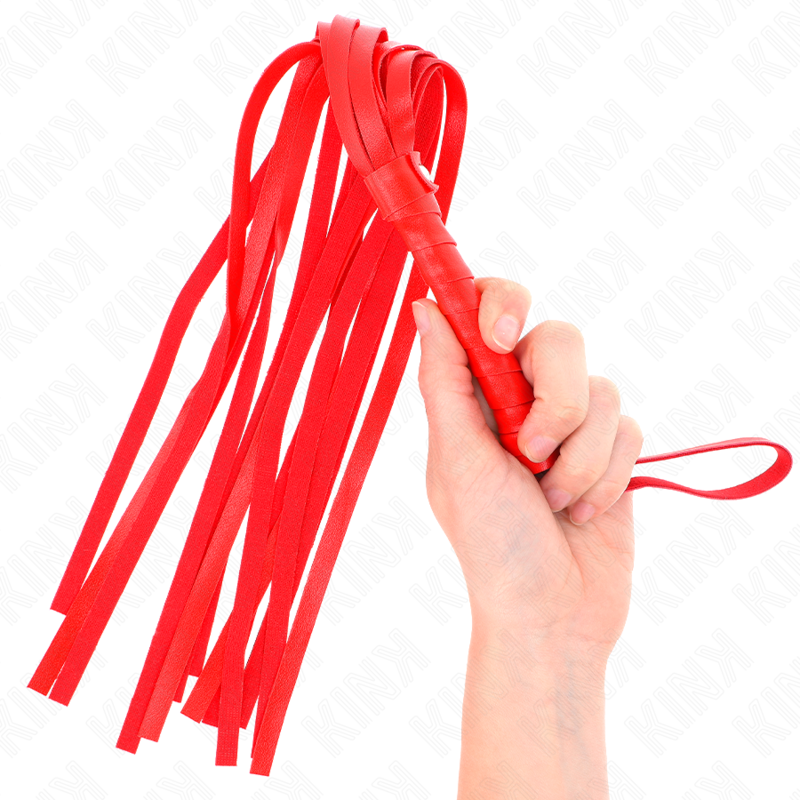 KINK Einfache rote Peitsche 45 cm – Bondage & BDSM | Secret Pulse Produktansicht und Details