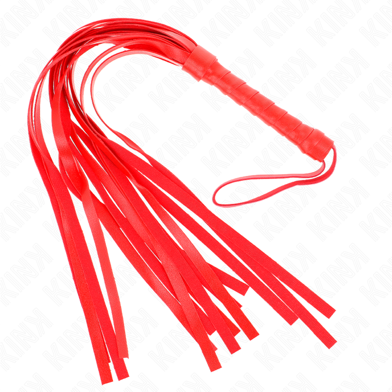 KINK Einfache rote Peitsche 45 cm – Bondage & BDSM | Secret Pulse für sinnliche und diskrete Momente