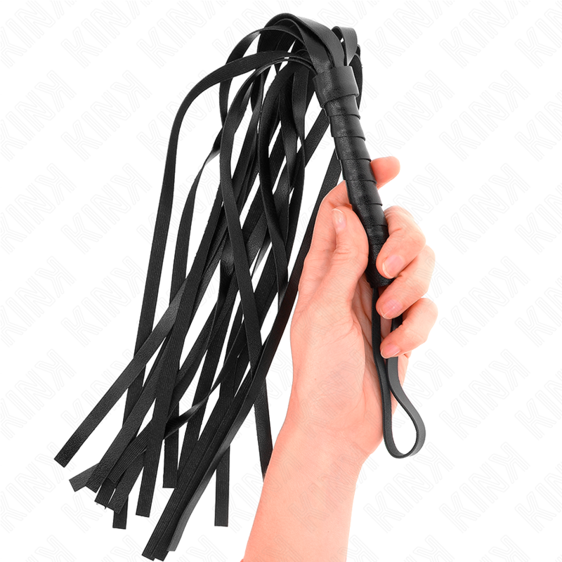 KINK Einfache schwarze Peitsche 45 cm – Bondage & BDSM | Secret Pulse Produktansicht und Details