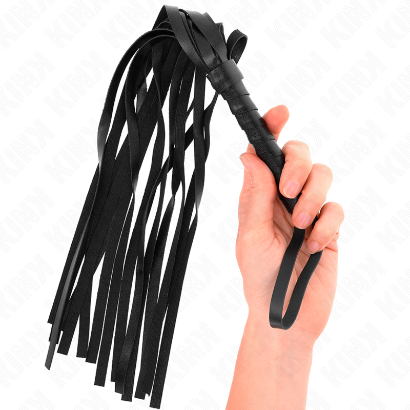 KINK Einfache schwarze Peitsche 45 cm – Bondage & BDSM | Secret Pulse bei Secret Pulse im Erotikshop