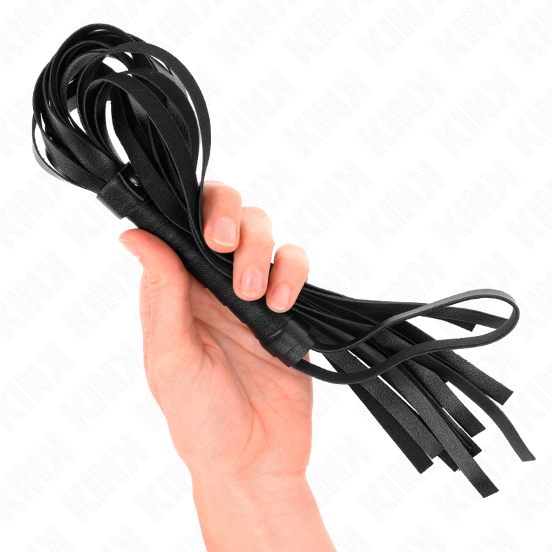 KINK Einfache schwarze Peitsche 45 cm – Bondage & BDSM | Secret Pulse hochwertiges Zubehör