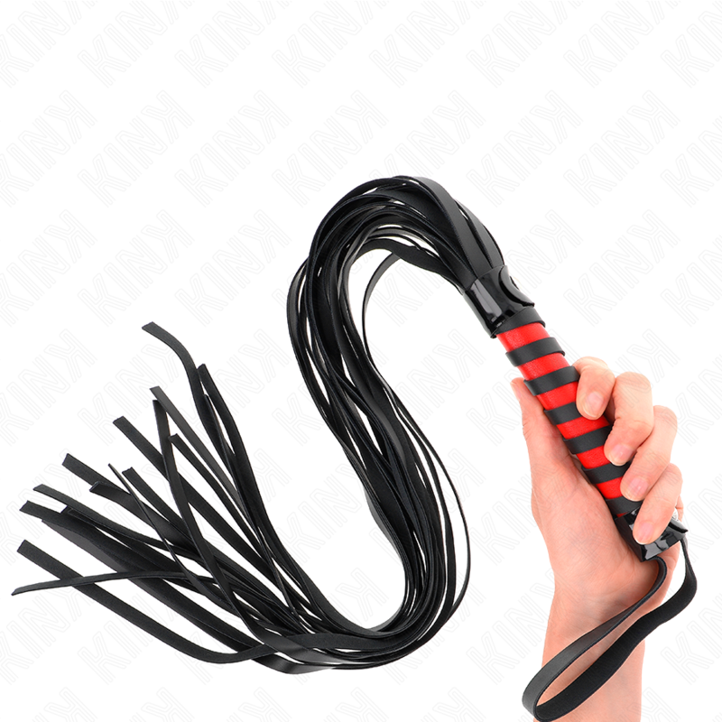 KINK Lange gestreifte Peitsche 70 cm – Bondage & BDSM | Secret Pulse für sinnliche und diskrete Momente
