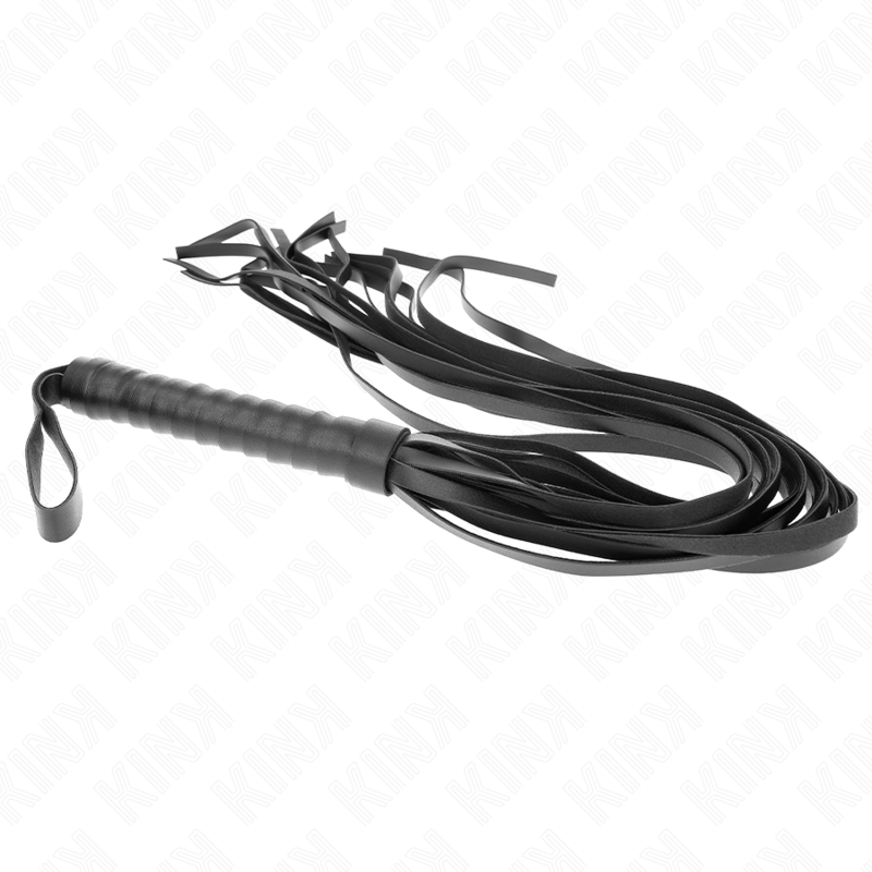 KINK Negro Peitsche 70 cm – Kurzer Griff & langer Schwanz | Secret Pulse hochwertiges Zubehör
