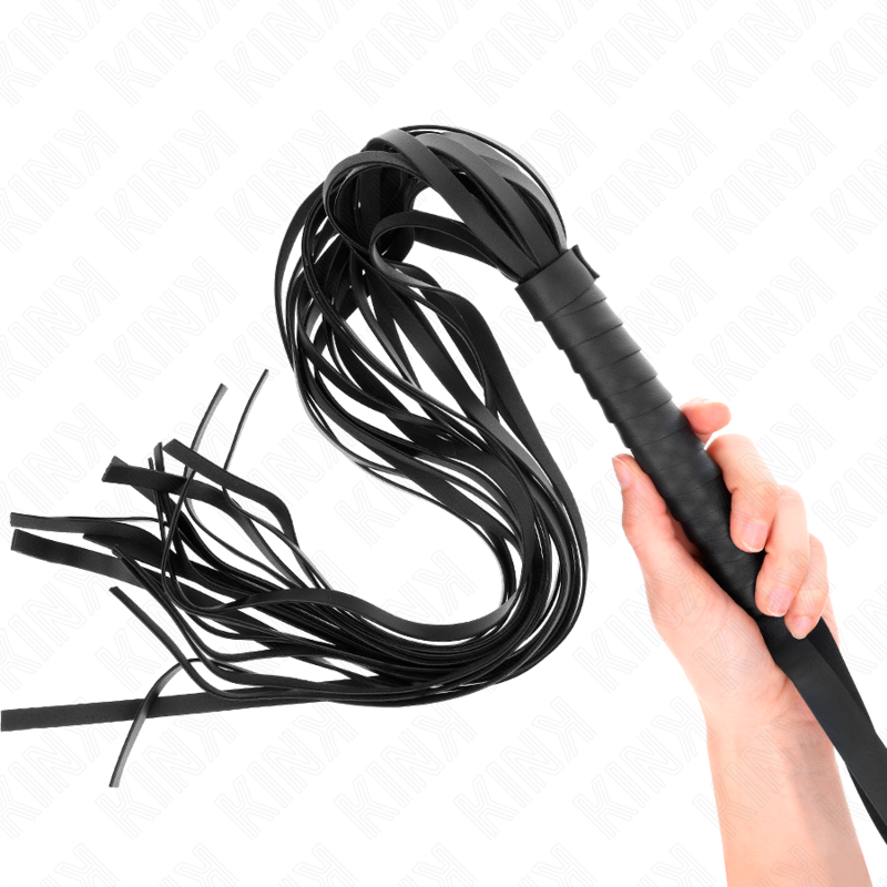 KINK Negro Peitsche 70 cm – Kurzer Griff & langer Schwanz | Secret Pulse bei Secret Pulse im Erotikshop