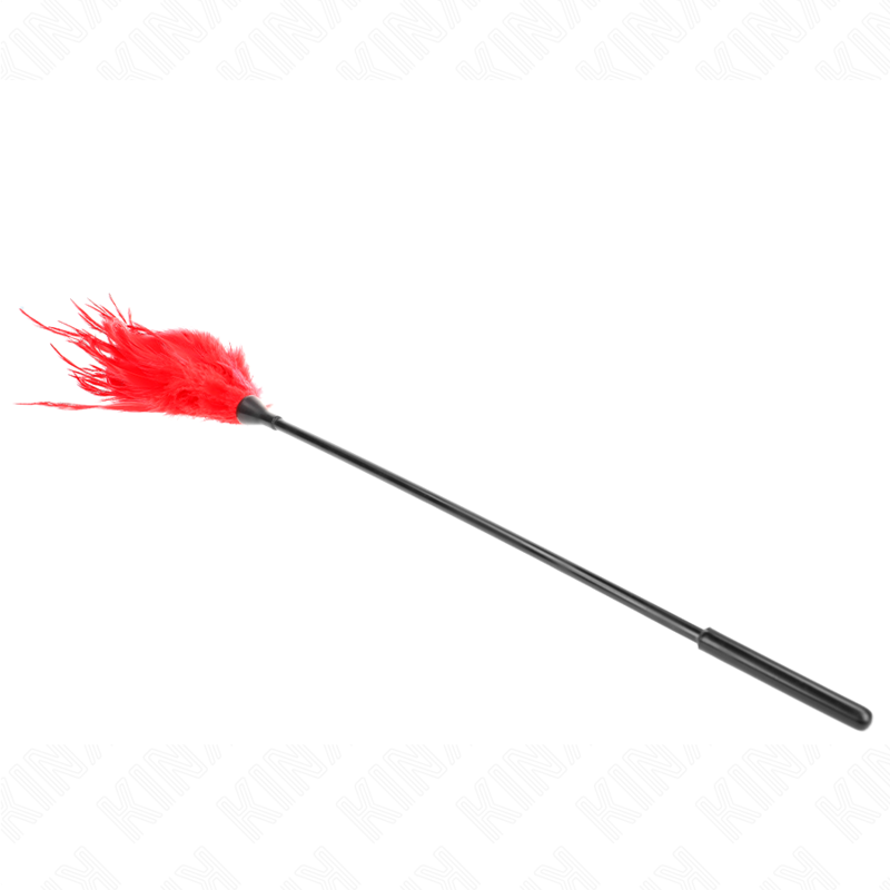 KINK Mehrere rote Kitzelfedern 45 cm – Sinnliches Spiel | Secret Pulse bei Secret Pulse im Erotikshop