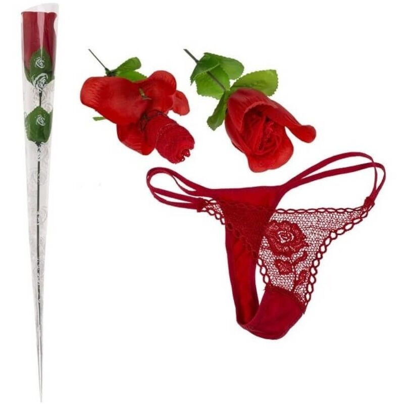 DIABLO PICANTE – Rose wandelbar in Tanga | Romantik & Spaß Slip Produktansicht