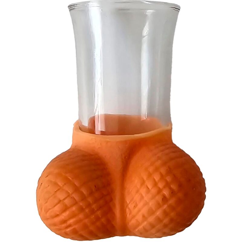 DIABLO PICANTE – Shotglas mit natürlichen Eiern | Lustiges Partyglas – Potenz- & Lustprodukt Bild 2