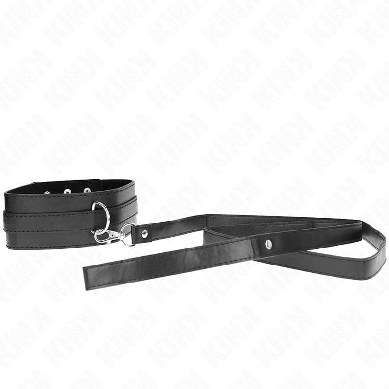 KINK Halskette mit Gürtel – Modell 1, 116 cm, verstellbar 36–43 cm | 5 cm breit BDSM-Zubehör diskret online kaufen
