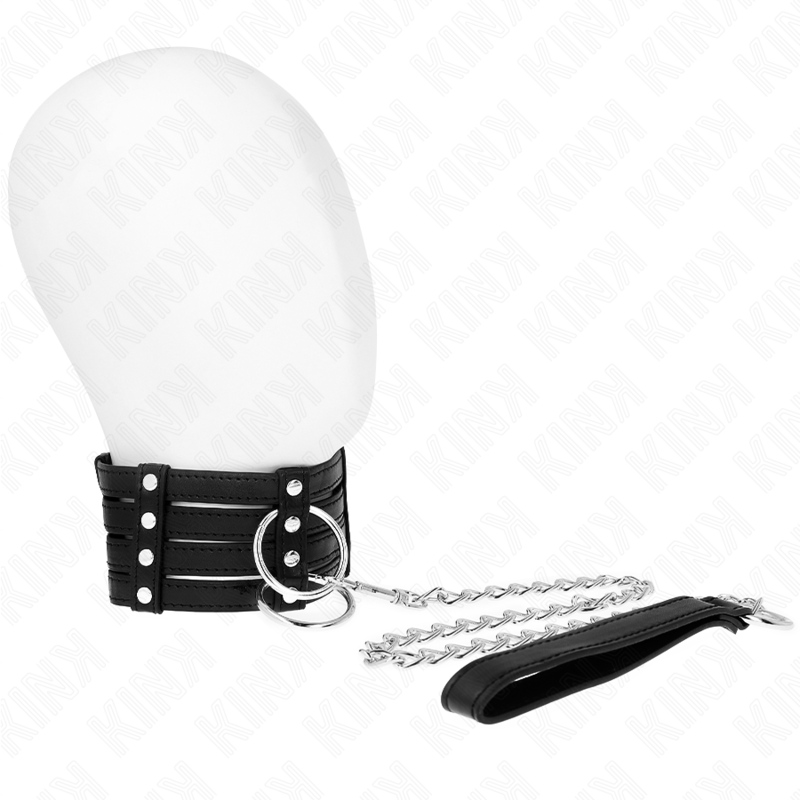 KINK Halskette Sub Style mit Gürtel – 65 cm, verstellbar 35–51 cm | 7 cm breit für sinnliche und diskrete Momente