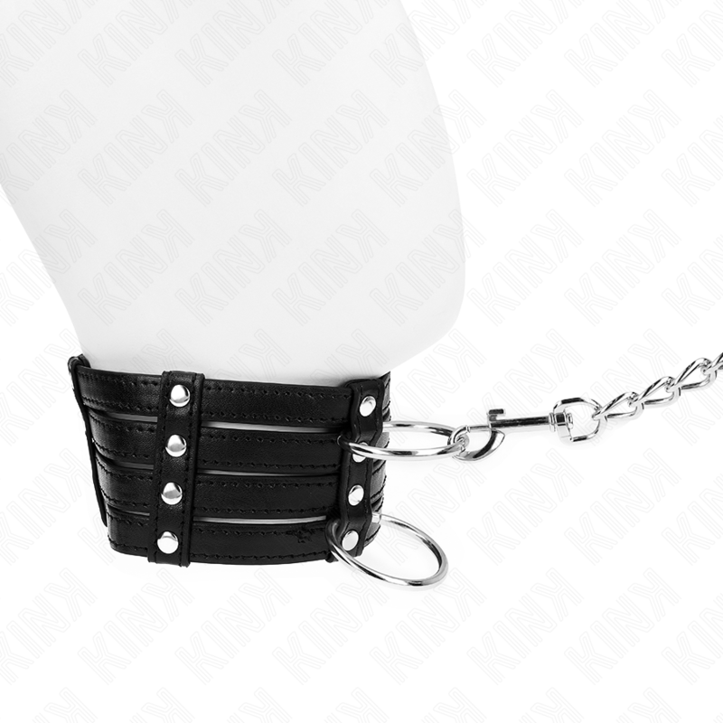 KINK Halskette Sub Style mit Gürtel – 65 cm, verstellbar 35–51 cm | 7 cm breit hochwertiges Zubehör