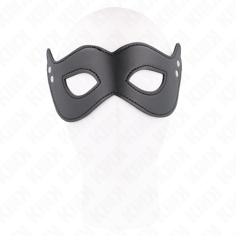 KINK Kunstledermaske mit Nieten – Modell 1, 26 x 8 cm | Stylisches Accessoire BDSM-Zubehör diskret online kaufen