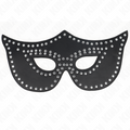 KINK Kunstledermaske mit Nieten – Modell 1, 20,5 x 5,5 cm | Stylisches Accessoire BDSM-Zubehör diskret online kaufen