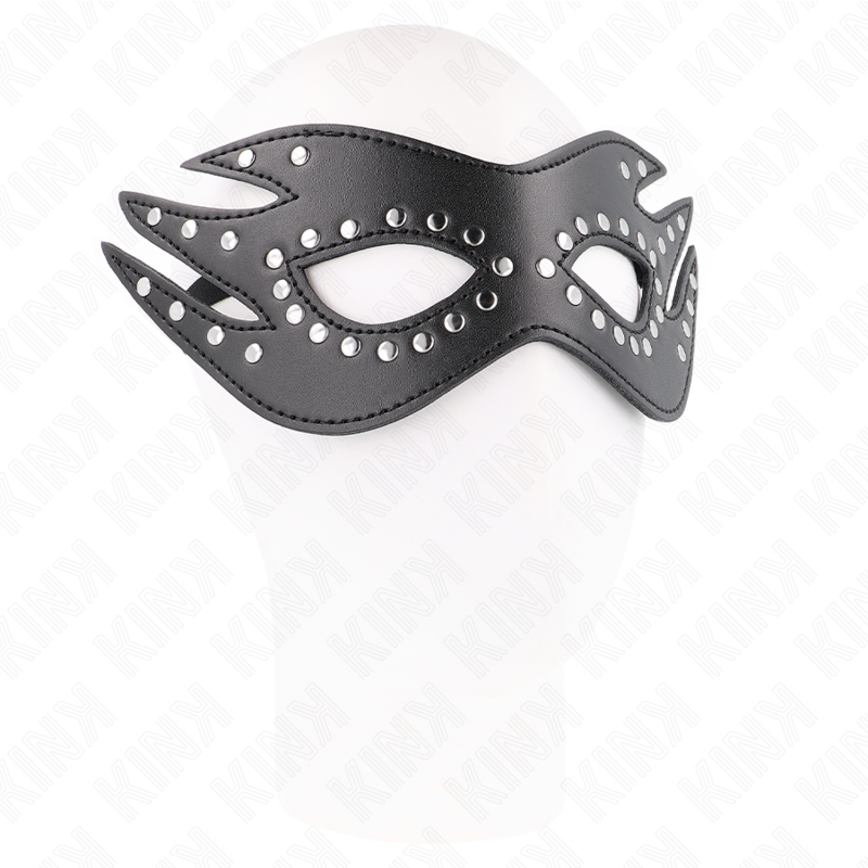 Kunstledermaske mit Nieten Modell 3 – Fetisch, BDSM & Bondage | Secret Pulse hochwertiges Zubehör