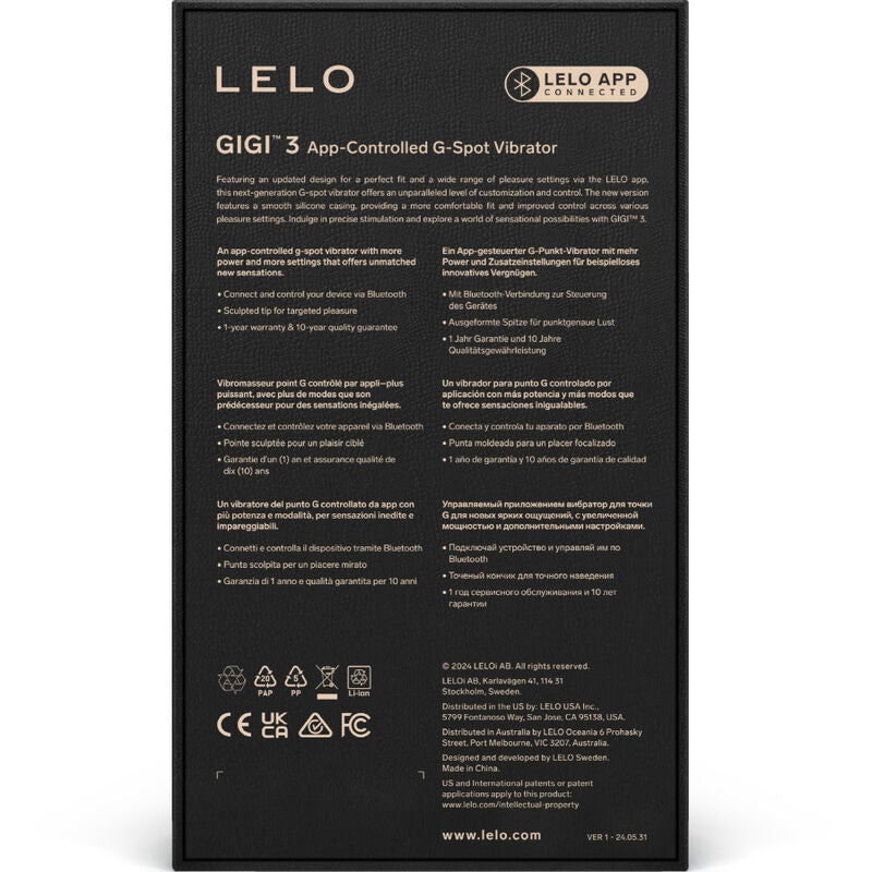LELO - GIGI™ 3 G-SPOT-VIBRATOR VIOLETT hochwertiges Sextoy bei Secret Pulse
