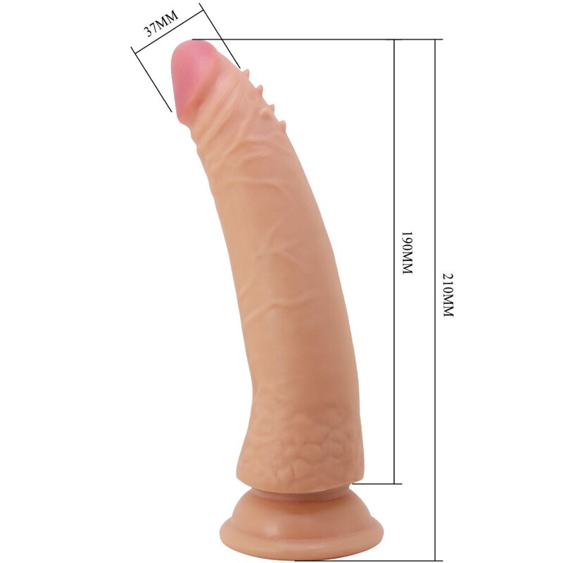 Pretty Love Kabel Super Realistischer Penis 21 cm – Saugnapf Fleisch – realistischer Dildo Bild 14