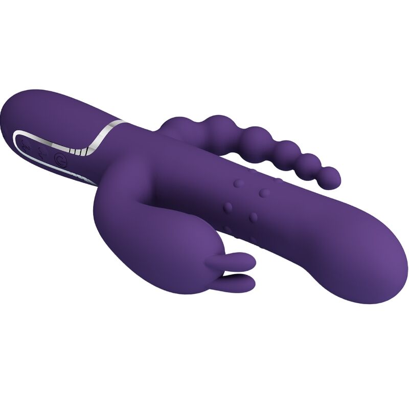 PRETTY LOVE - CAMMY TRIPLE VIBRATOR MULTIFUNKTION 4 IN 1 LILA – Vibrator Bild 5