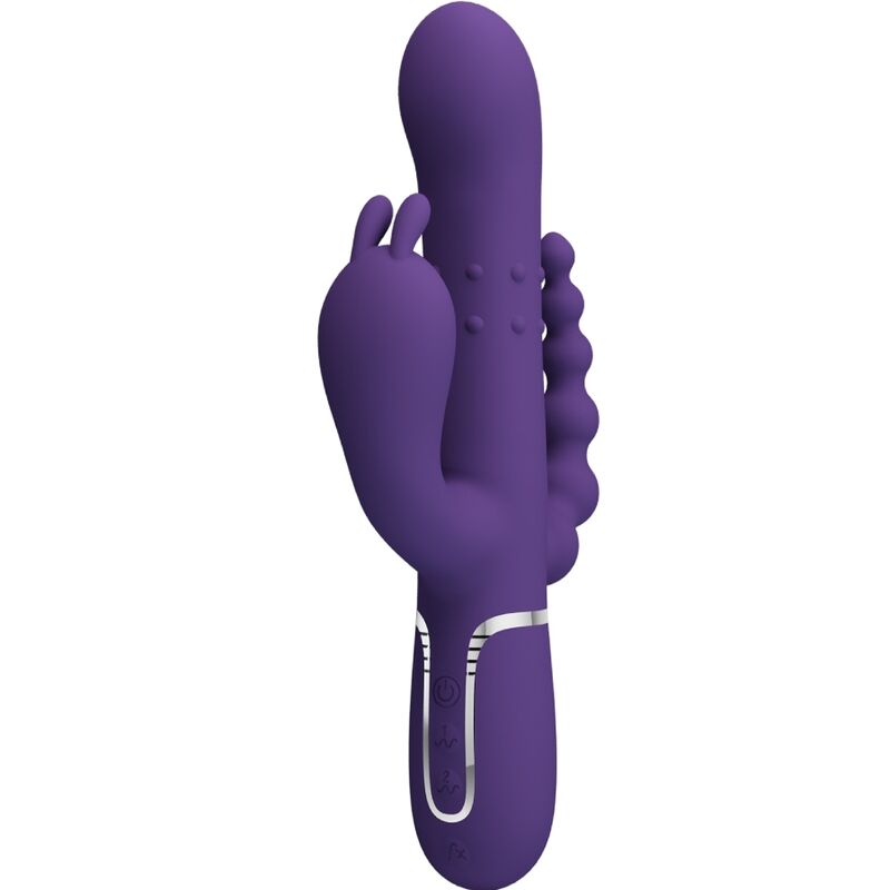 PRETTY LOVE - CAMMY TRIPLE VIBRATOR MULTIFUNKTION 4 IN 1 LILA – Vibrator Bild 2