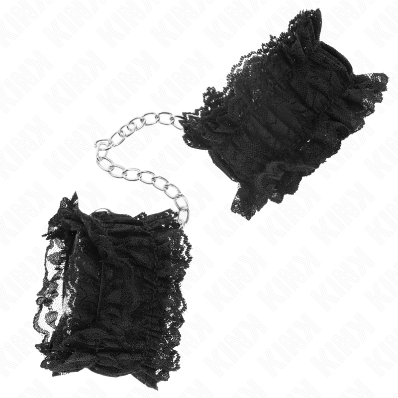 KINK - ELASTISCHE HANDGELENKSFESSELN AUS SPITZE NEGRO Bondage-Fessel diskret online kaufen
