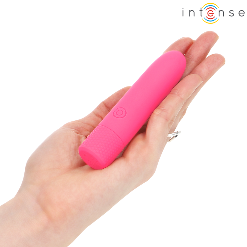 INTENSE - SYMONE USB WIEDERAUFLADBARER VIBRIERENDER BULLET 8 VIBRATIONEN ROSA 10 X 2,2 CM – Vibrator Bild 12