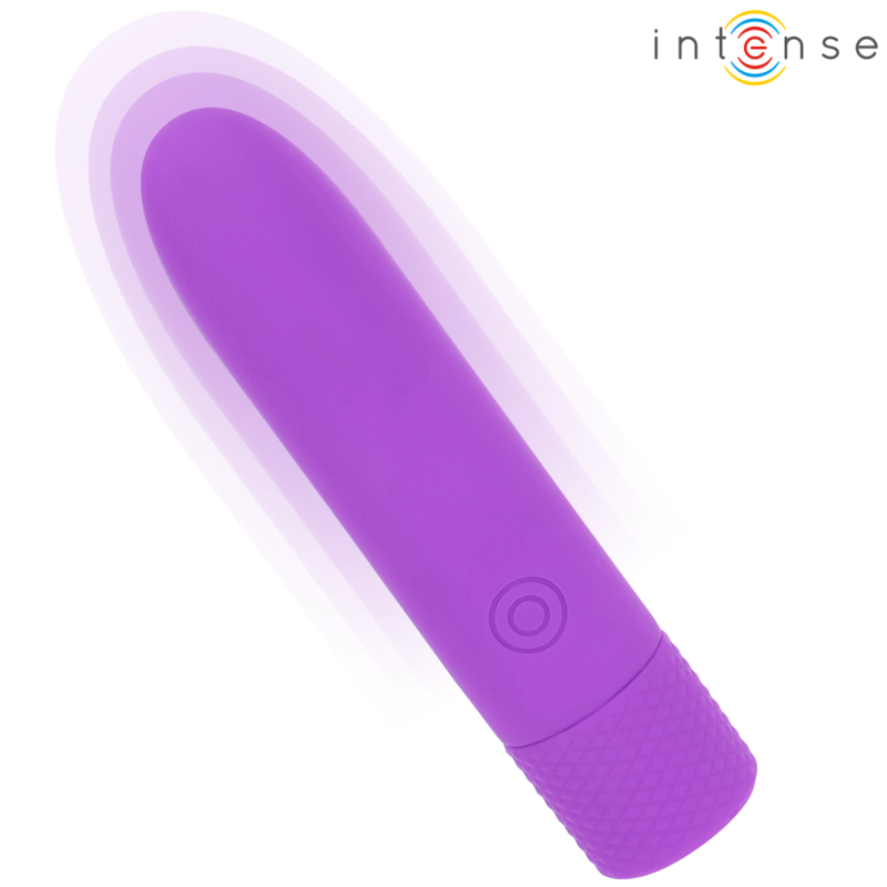 INTENSE - SYMONE USB WIEDERAUFLADBARER VIBRIERENDER BULLET 8 VIBRATIONEN LILA 10 X 2,2 CM – Vibrator Bild 3
