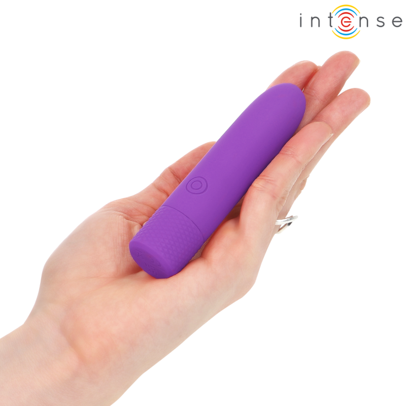 INTENSE - SYMONE USB WIEDERAUFLADBARER VIBRIERENDER BULLET 8 VIBRATIONEN LILA 10 X 2,2 CM – Vibrator Bild 11
