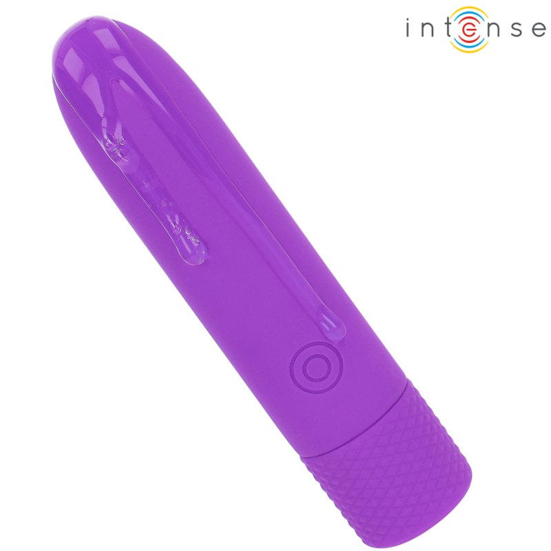 INTENSE - SYMONE USB WIEDERAUFLADBARER VIBRIERENDER BULLET 8 VIBRATIONEN LILA 10 X 2,2 CM – Vibrator Bild 6