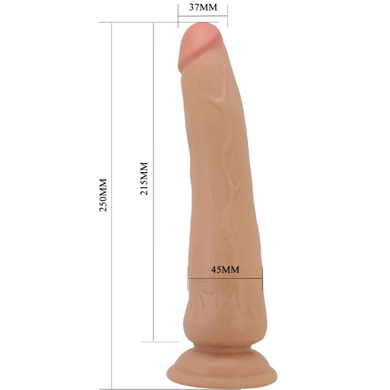 Pretty Love Tiemeyer Realistischer Dildo 25 cm – Saugnapf Flesh hochwertiges Intimtoy