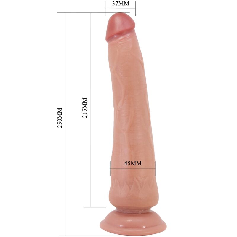Pretty Love Tiemeyer Realistischer Dildo 25 cm – Saugnapf Flesh – automatischer Masturbator Bild 12