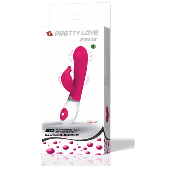 PRETTY LOVE - FLIRTATION VIBRATOR MIT FELIX-STIMULATOR Vibrator diskret online kaufen