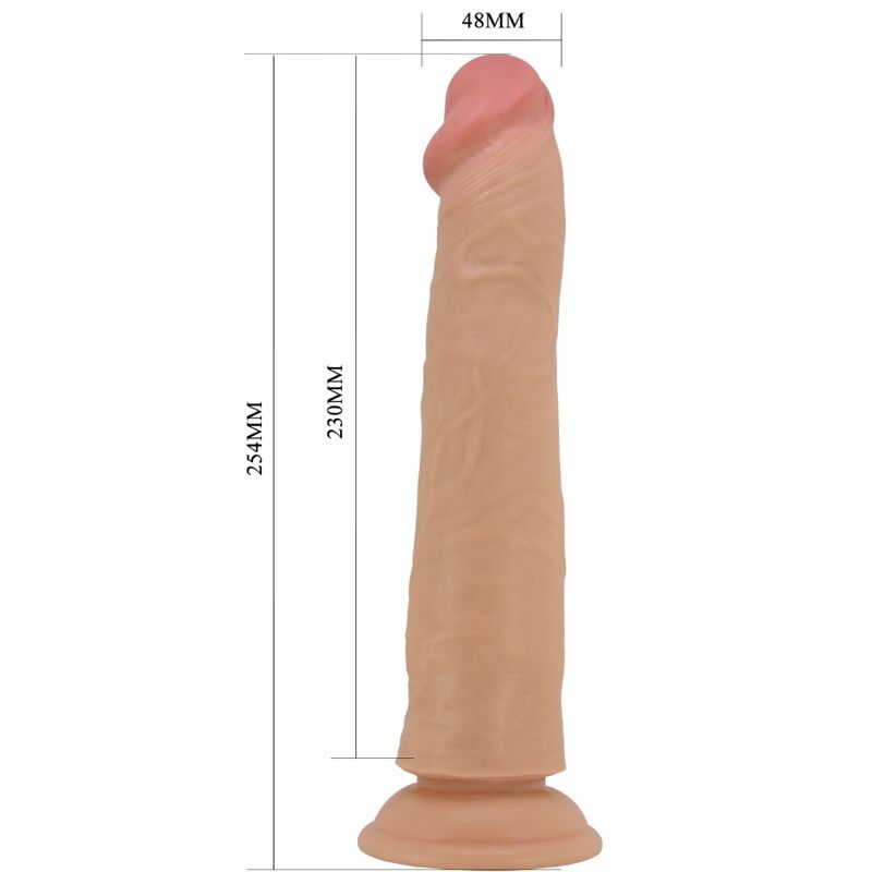 Pretty Love Sharife Realistischer Dildo 25 cm – Saugnapf Fleisch hochwertiges Intimtoy