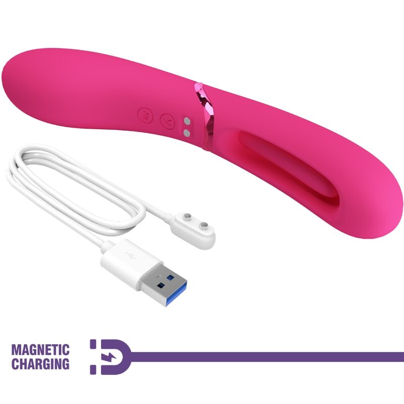 Romance Lexie G-Punkt Vibrator – 7 Vibrationsfunktionen, USB-magnetisch, rosa – G-Punkt-Vibrator Bild 17