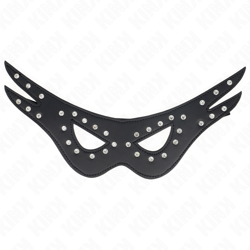 KINK Sexy Kunstledermaske – Modell 2, 27 x 13 cm | Verführerisches Accessoire BDSM-Zubehör diskret online kaufen