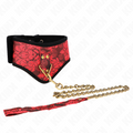 KINK Scandal Halskette mit Spitzenband – 75 cm | Breiter Statement Choker 44 x 10 cm BDSM-Zubehör diskret online kaufen