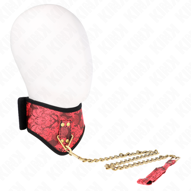 KINK Scandal Halskette mit Spitzenband – 75 cm | Breiter Statement Choker 44 x 10 cm Produktansicht und Details