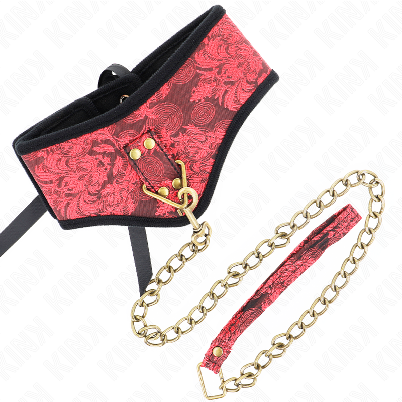 KINK Scandal Halskette mit Spitzenband – 75 cm | Breiter Statement Choker 44 x 10 cm hochwertiges Zubehör