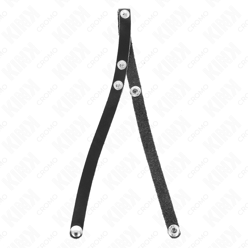 KINK - LEDER PENISRING MIT DRUCKVERSCHLUSS 39 X 1 CM für sinnliche und diskrete Momente