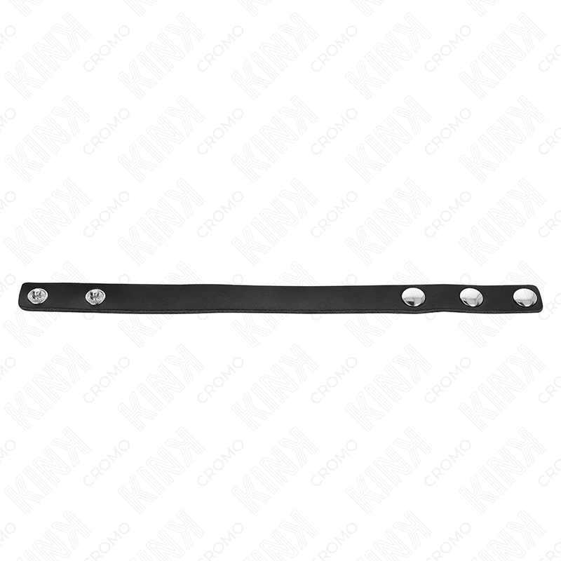 KINK - PENISRING AUS LEDER MIT DRUCKVERSCHLUSS 21,5 X 1,5 CM für sinnliche und diskrete Momente