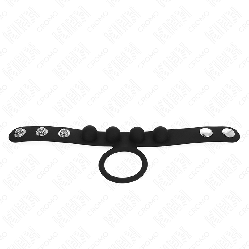 KINK - LEDER PENISRING 3,5 CM MIT DRUCKVERSCHLUSS 23 X 2 CM bei Secret Pulse im Erotikshop