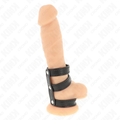 KINK - DREIFACH LEDER PENISRING MIT DRUCKVERSCHLUSS – Penisring Bild 1