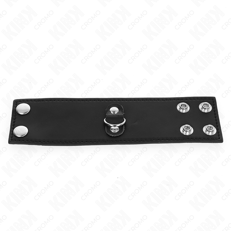 KINK - LEDER PENISRING MIT DRUCKVERSCHLUSS 18 X 5 CM für sinnliche und diskrete Momente