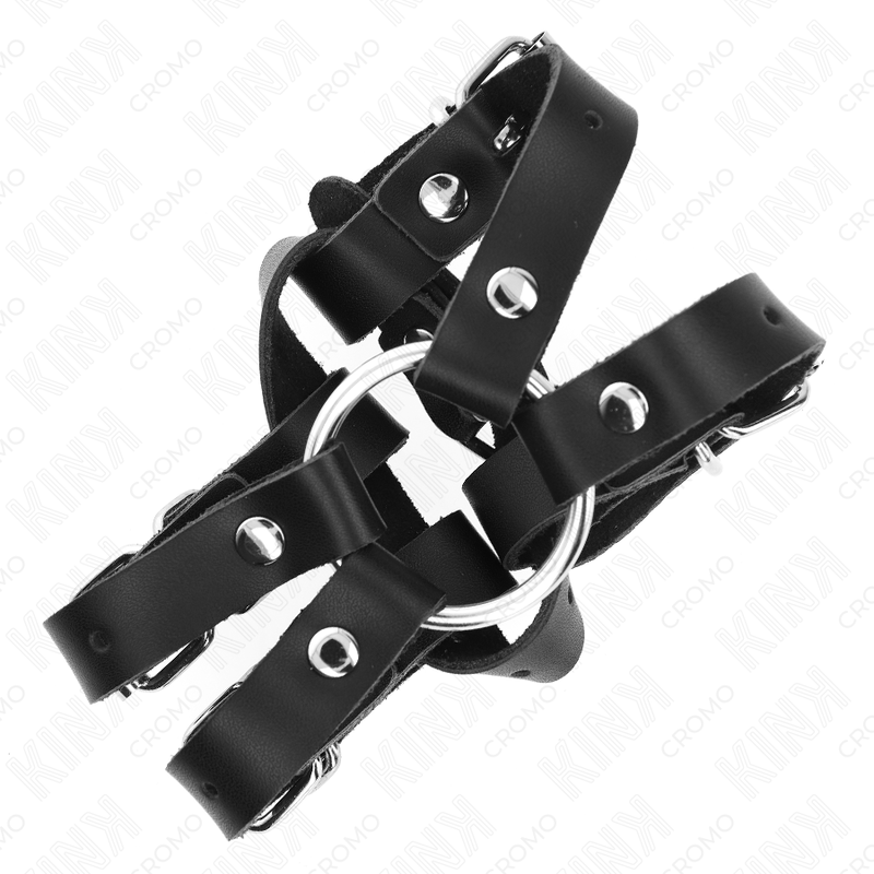KINK - PENISRING MIT MEHREREN VERSTELLBAREN RIEMEN hochwertiges Zubehör