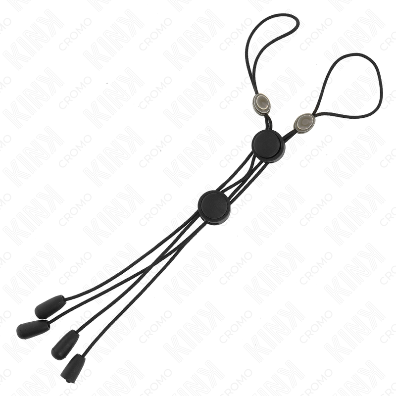 KINK Schwarze Detail-Nippelklemmen mit Gummiband – Verstellbare Brustklemmen | Secret Pulse Nippelklemme diskret online kaufen