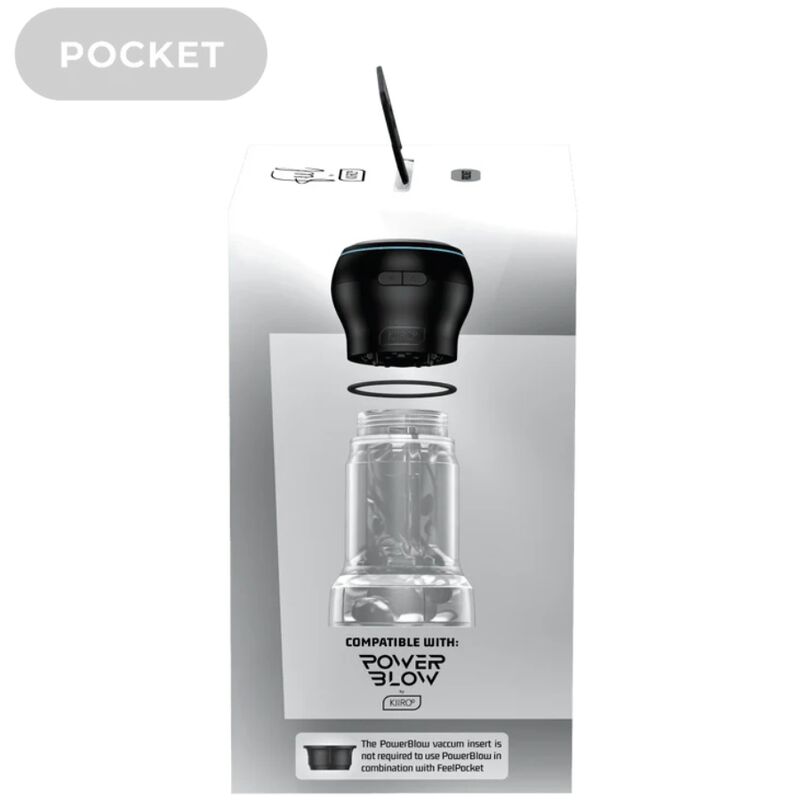 KIIROO - FEEL POCKET STROKER KRISTALL VON KIIROO TRANSPARENT – Masturbator Bild 11