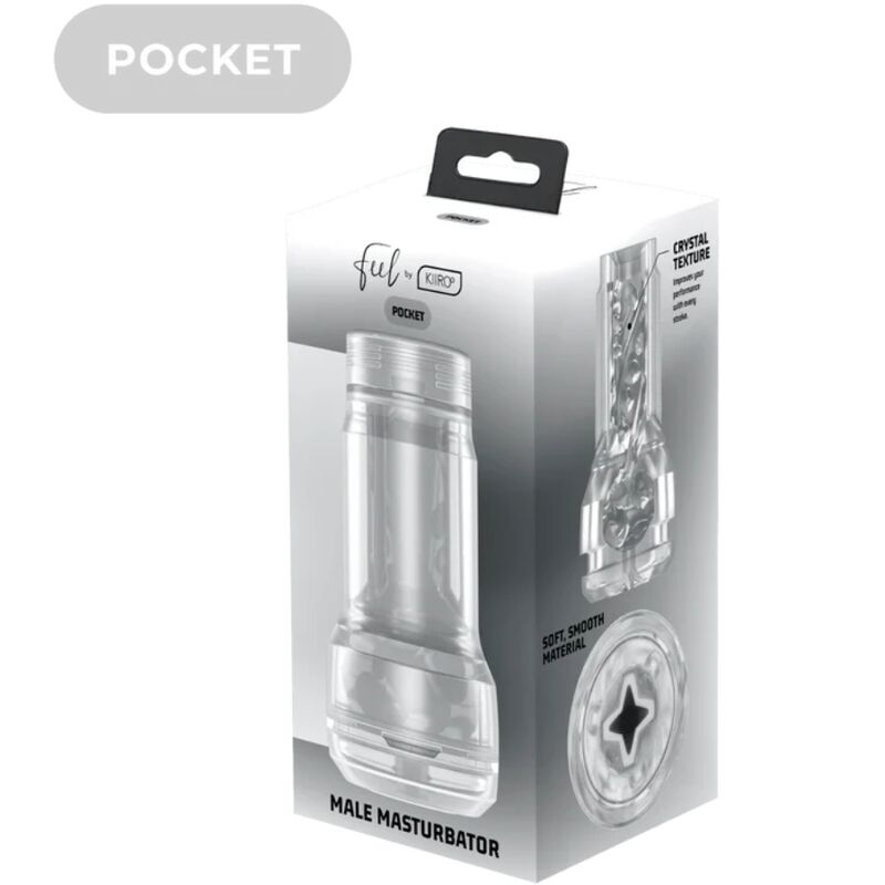 KIIROO - FEEL POCKET STROKER KRISTALL VON KIIROO TRANSPARENT – Masturbator Bild 13