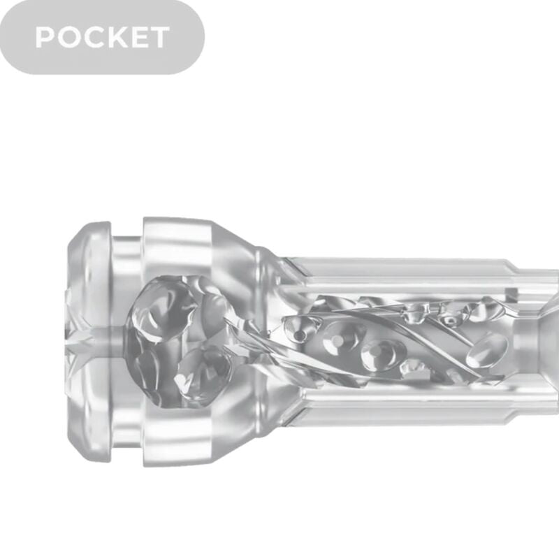 KIIROO - FEEL POCKET STROKER KRISTALL VON KIIROO TRANSPARENT – Masturbator Bild 8