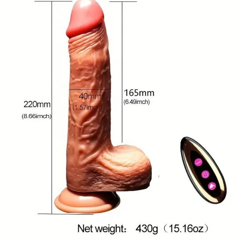 ARMONY Realistischer Vibrierender Dildo 22 cm | Fernbedienung – realistischer Dildo Bild 12