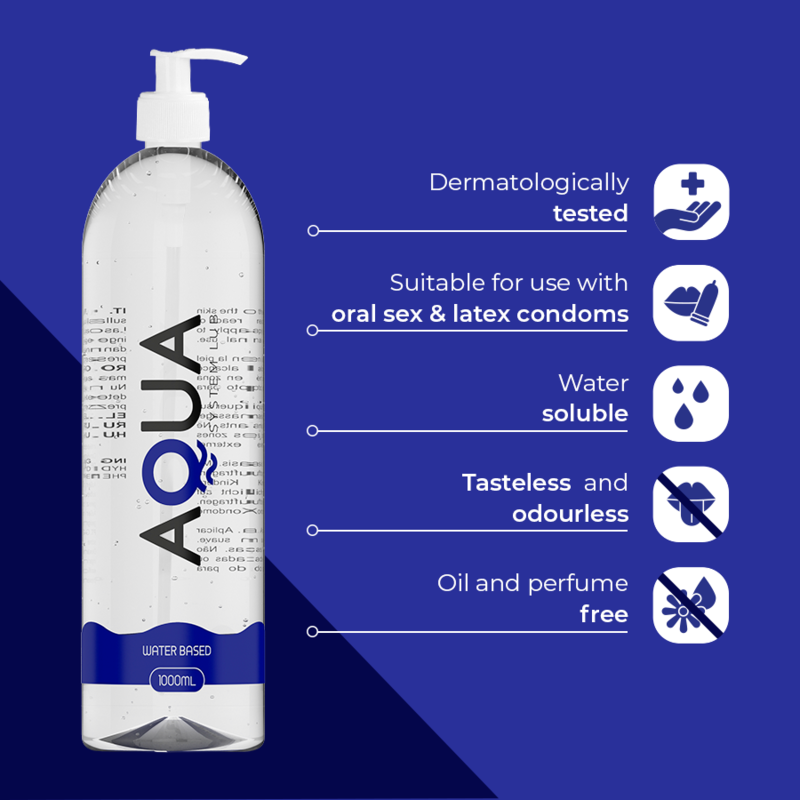 AQUA QUALITY - SCHMIERMITTEL AUF WASSERBASIS 1000 ML – wasserbasiertes Gleitgel Bild 7