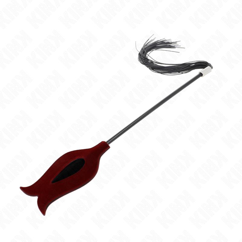 KINK - ROSENFORM QUASTENPEITSCHE AUS SILIKON 45 CM BDSM-Peitsche diskret online kaufen